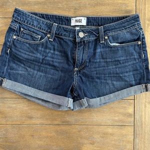 Paige mid-rise Jean short- shorts